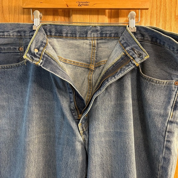 Levi’s 550 Relaxed Fit Men’s Jeans 45X30 Loose Heavy Non-Stretch Denim Straight - Picture 5 of 7